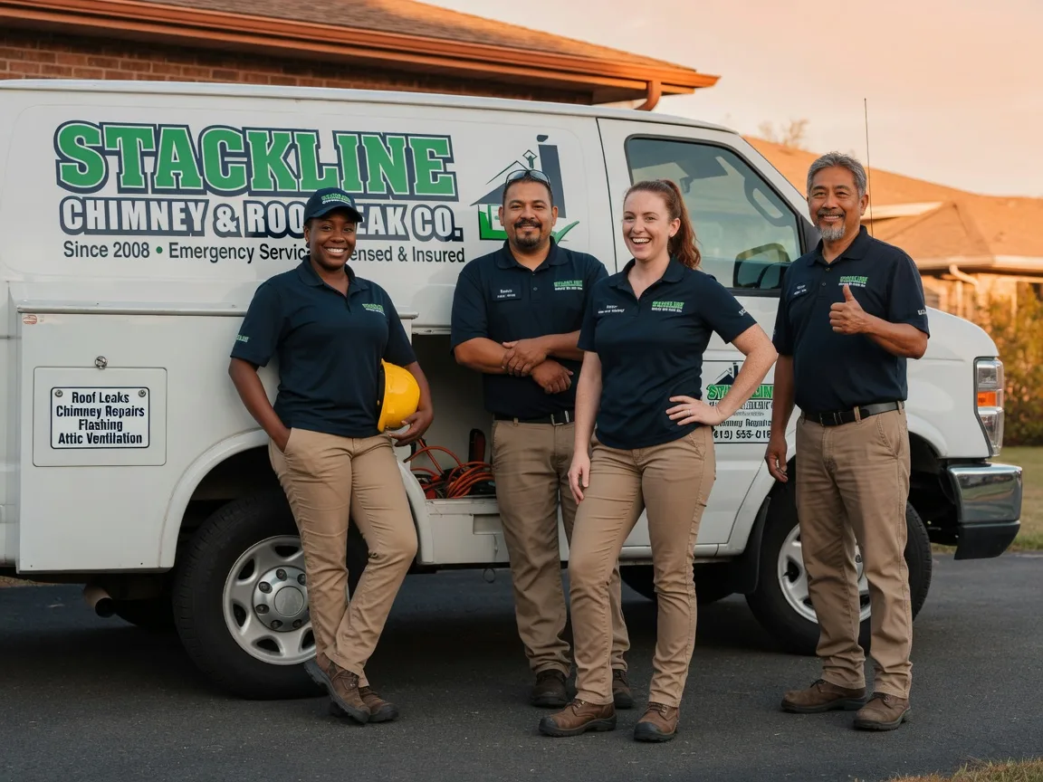 Chimney flashing repair company in Union City, IN